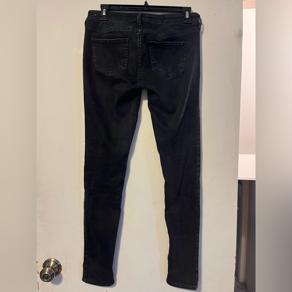 Hollister black skinny jeans sz 5R